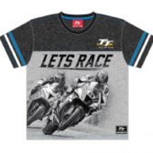 Camiseta Infantil TT Isla de Man Gris