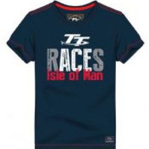Camiseta  TT Isla de Man Vintage IOM navy