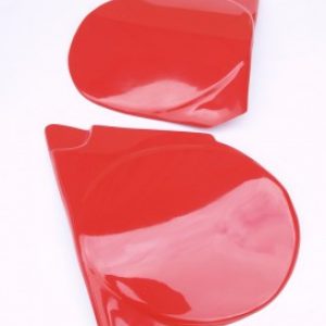 Juego de Tapas laterales BULTACO PURSANG rojas MK9,10