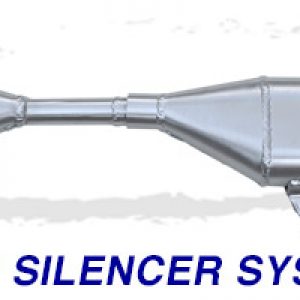 Yamaha TY 175 Sistema  dos Silenciadores WES