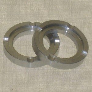 BULTACO SHERPA 250 Par Espaciadores escalonados para Cojinetes de 20 mm.