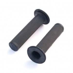 Juego Empuñaduras Trial negras y lisas