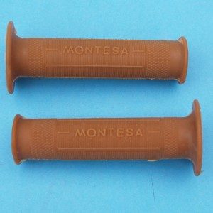 MONTESA COTA Juego Empuñaduras marrón con Logo al estilo original