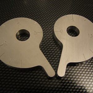 Excéntricas universales, tipo Bultaco, agujero de 12mm (pareja) – Idéntico a original de Bultaco Sherpa y Alpina, vale para Honda TLR