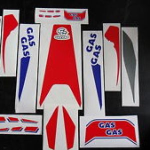 GAS GAS 250 aircooled o Mono 327(1989-1990) Kit de decals
