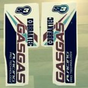 GAS GAS TXT Pro Racing 2015 Decal extra gruesa para Horquillas