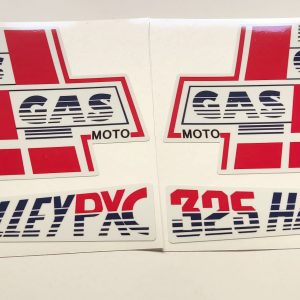 GAS GAS HALLEY refrigeracion por aire de Trial Decals Kit