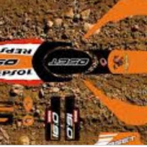 OSET 16.0 2008-2013 Juego de Decals en tonos naranja