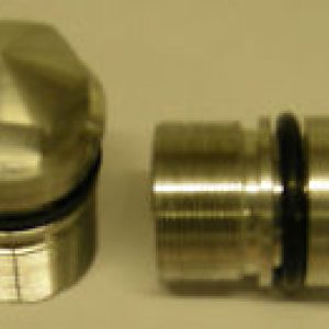 YAMAHA TY175 Juego de dos Tapones de Horquilla en aluminio