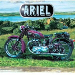 Ariel Metal Sign