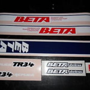 BETA TR34 MONO refrigeracion aire Juego Decals