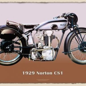 Norton 1929 CSI Metal Sign