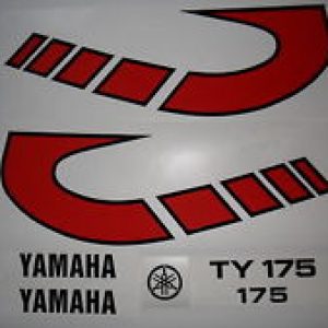 YAMAHA TY175 Decals  Deposito