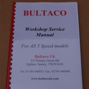 BULTACO Manual de Taller (en inglés)