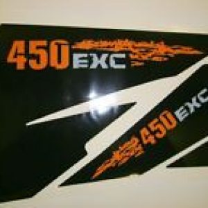 KTM 125 > 525 Exc 2004 – 2007 Juego Stickers Caja de Filtro