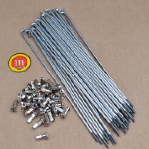 MONTESA COTA Juego de Radios traseros en acero inoxidable para cubo paralelo