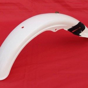 YAMAHA TY 175 Guardabarros trasero original blanco o amarillo completo con solapa de goma.