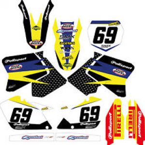 SUZUKI RM RMZ 65 85 125 250 450 todos los modelos Kit Decals