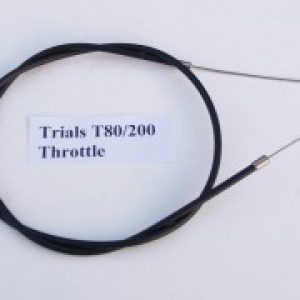 Kawasaki KT 250 Cable Acelerador con Acelerador AMAL T80/200