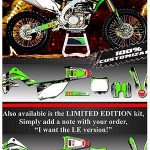 KAWASAKI Enduro KLX 250 2009-2015 HINSON Style Decals Kit