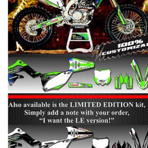 KAWASAKI Enduro KLX 450R 2008-2015 FACTORY 2 Decals Kit
