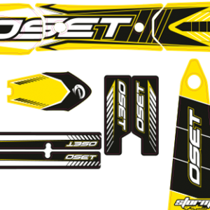 OSET 20 Trial Estilo amarillo Decals Kit