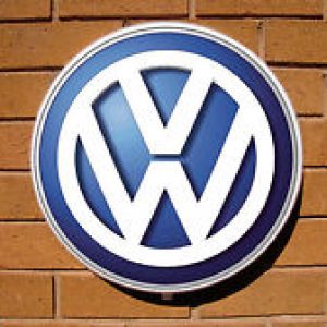 Led Light Box con el distintivo de VW