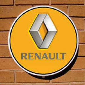 Led Light Box con el distintivo de  RENAULT