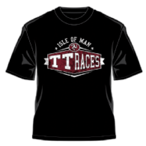 Retro T-Shirt – IOM TT Races Burgandy