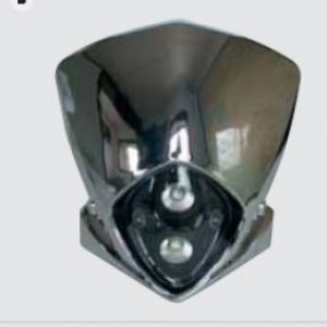 Portafaros Universal Enduro 2 Luces Vertical Halogenas blanco o negro