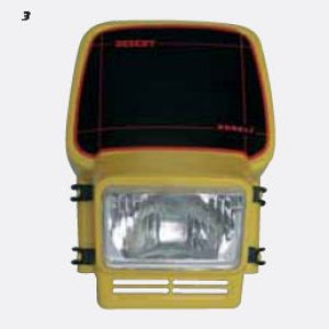 Portafaro Universal Enduro Rectangular «Desert»