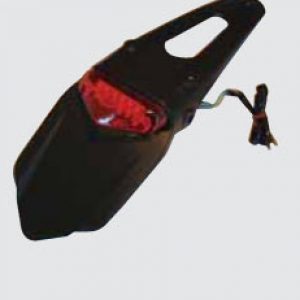 Portamatricula Homologado con piloto blanco o rojo 12 leds universal