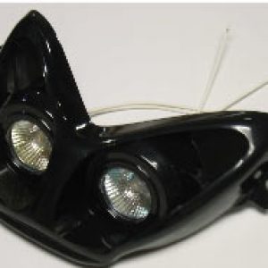 Porta-Faros YAMAHA AEROX negro