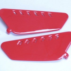 FANTIC 200 Trial Arranque hacia atras Juego de Tapas Laterales en aluminio crudo