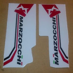 GAS GAS Juego Decals Horquilla MARZOCCHI