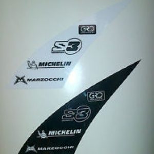 GAS GAS TXT PRO Juego de 2  DECALS para CAJA DE AIRE