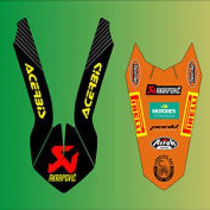 2013 – 2015 Ktm Sx Sx-f Xc Xc-f Kit pegatinas guardabarros delantero+trasero