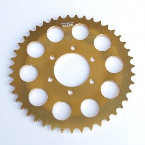 SUZUKI RL Corona 43 dientes en forma de plato. Marca  Talon