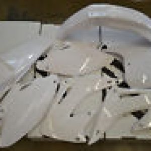 Honda CR125 CR250 CR125R CR250R 2002 2003- Kit Plasticos color blanco