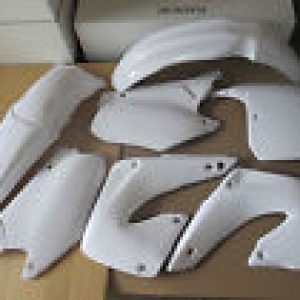HONDA CR125 CR250 CR125R CR250R 2000 2001 Kit Plasticos blanco