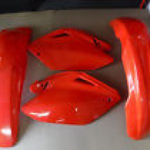 HONDA CRF250R CRF250 2004 2005 Kit Plasticos naranja/rojo
