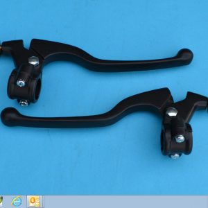 Par de Manetas aluminio fundido copia de las Japonesas en color negro