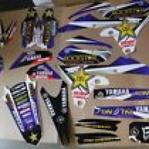 YAMAHA YZ250F YZ450F 2014 2015 2016 2017 Kit de Pegatinas Team Rockstar Racing