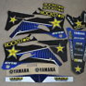 YAMAHA YZ250F YZ450F YZF YZF250 YZF450 2006 2007 2008 09 Kit de Pegatinas Team Rockstar