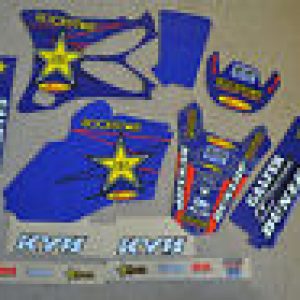 YAMAHA YZ 85 Kit de Pegatinas y Backgrounds Team Rockstar