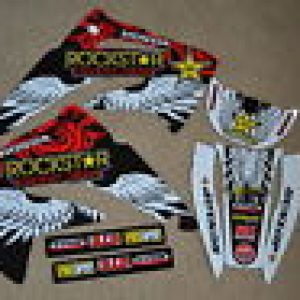 HONDA CR85, CR85R Kit Pegatinas  Rockstar