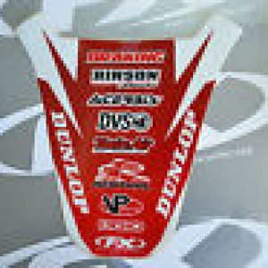 HONDA CR80 CR80R CR85 CR85R Pegatina Guardabarro Trasero