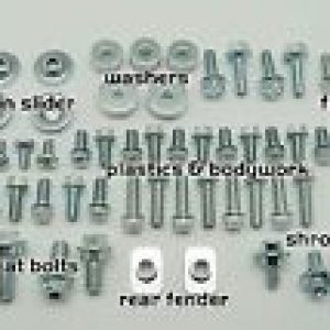 KAWASAKI KX60 KX65 KX80 KX85 KX125 KX250 KX500  96 piezas de Tornilleria para fijacion de los Kits de Plasticos