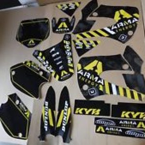 KAWASAKI KX85 KX100 2001-2013  Kit Pegatinas y portanumeros