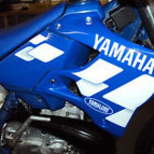 YAMAHA YZ  125-250 1996-2001 Juego Pegatinas Aletas Radiador